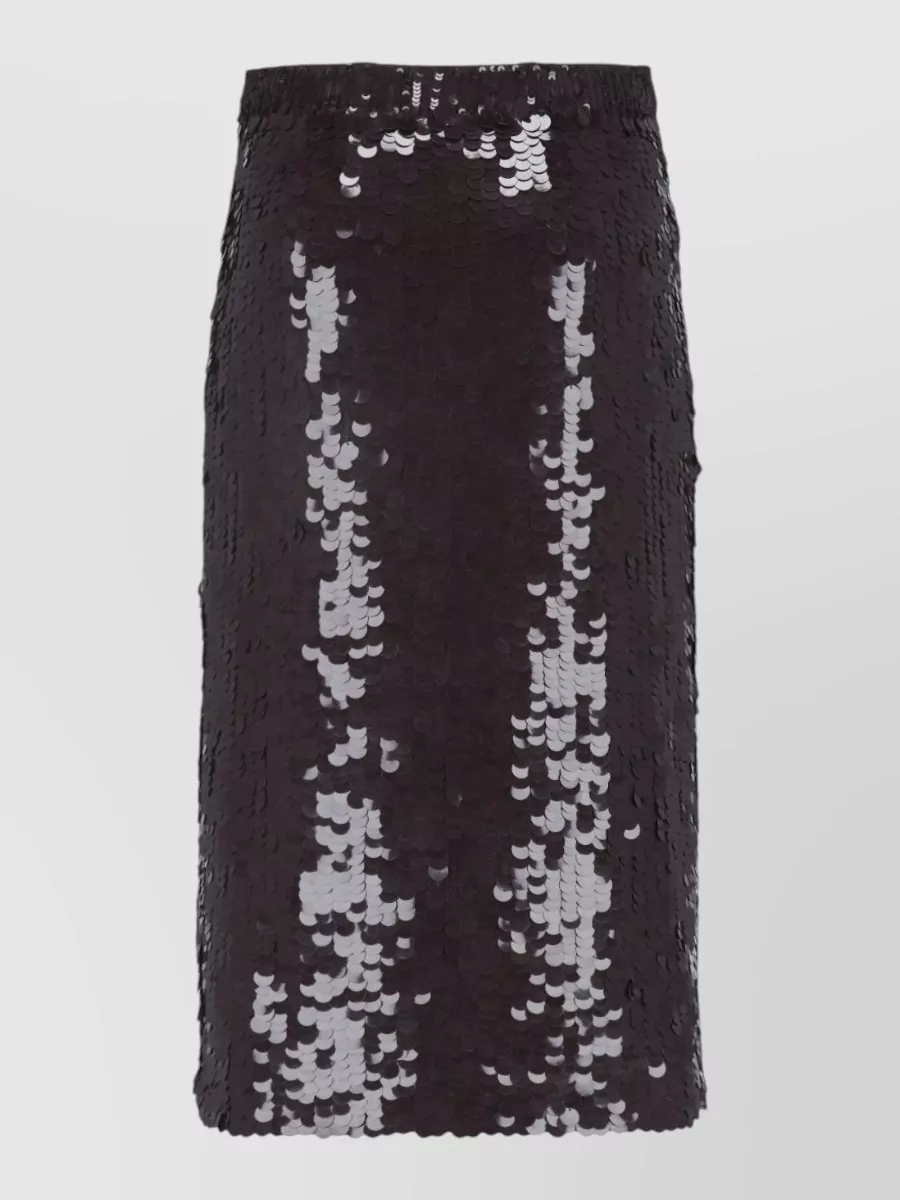 Parosh Knee-Length Fitted Skirt