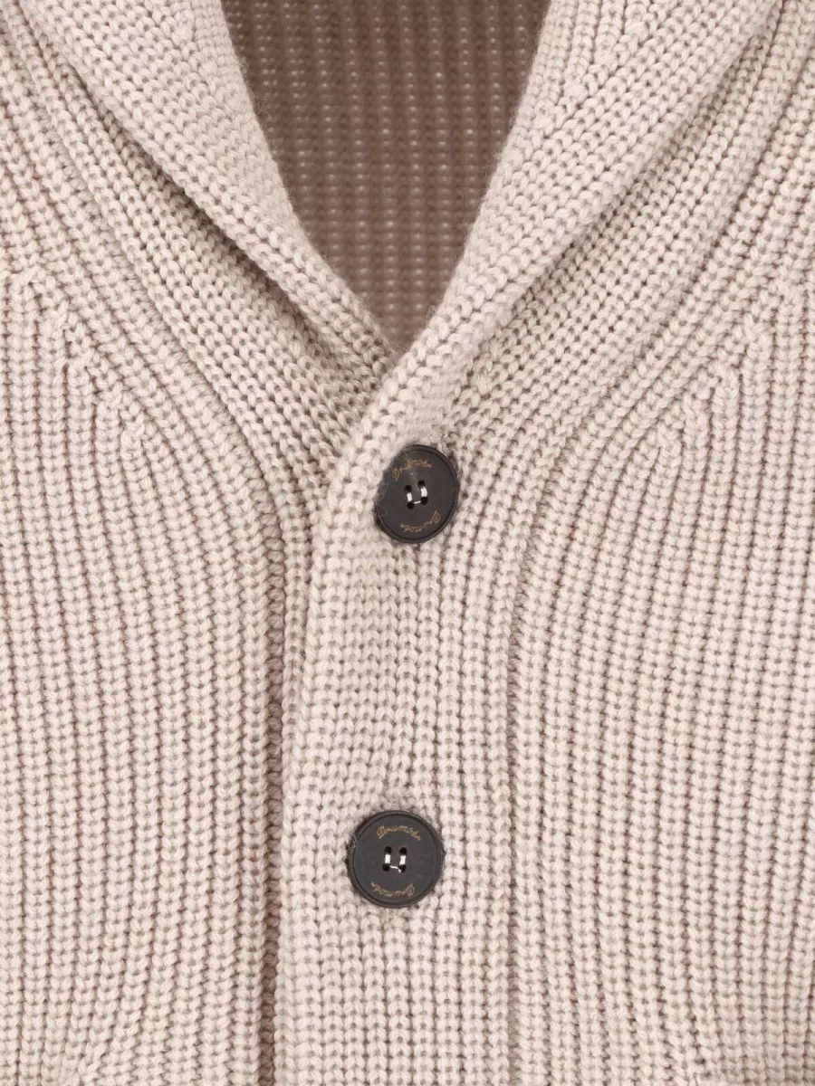 Drumohr Merino Wool Crewneck Jacket