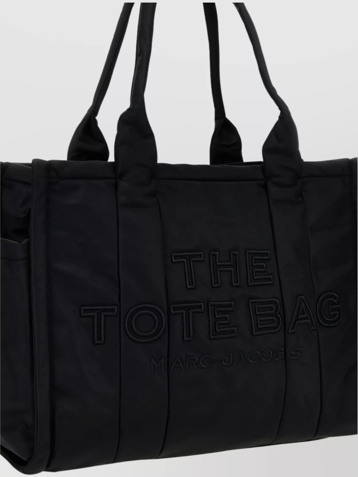 MARC JACOBS OVERSIZED NYLON TOTE WITH SIDE POCKETS AND TOP HANDLES