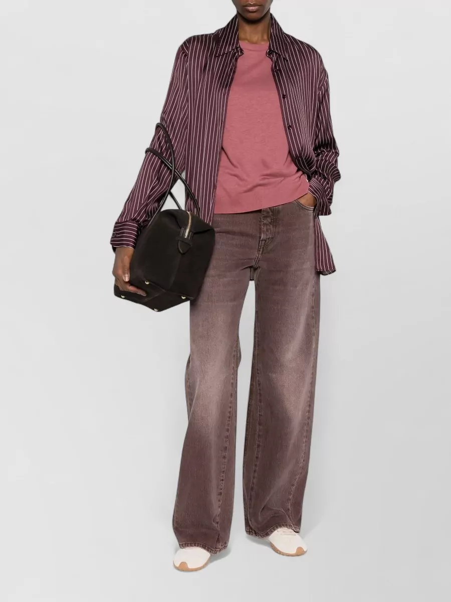 Herno Short Sleeve Round Neck Knit Top