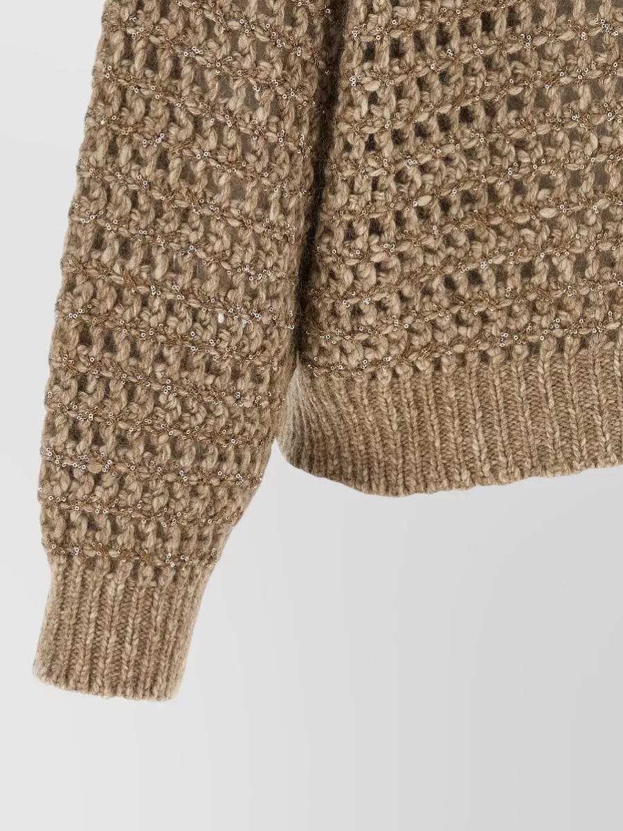 Brunello Cucinelli Ribbed Cashmere-Blend Zip Cardigan