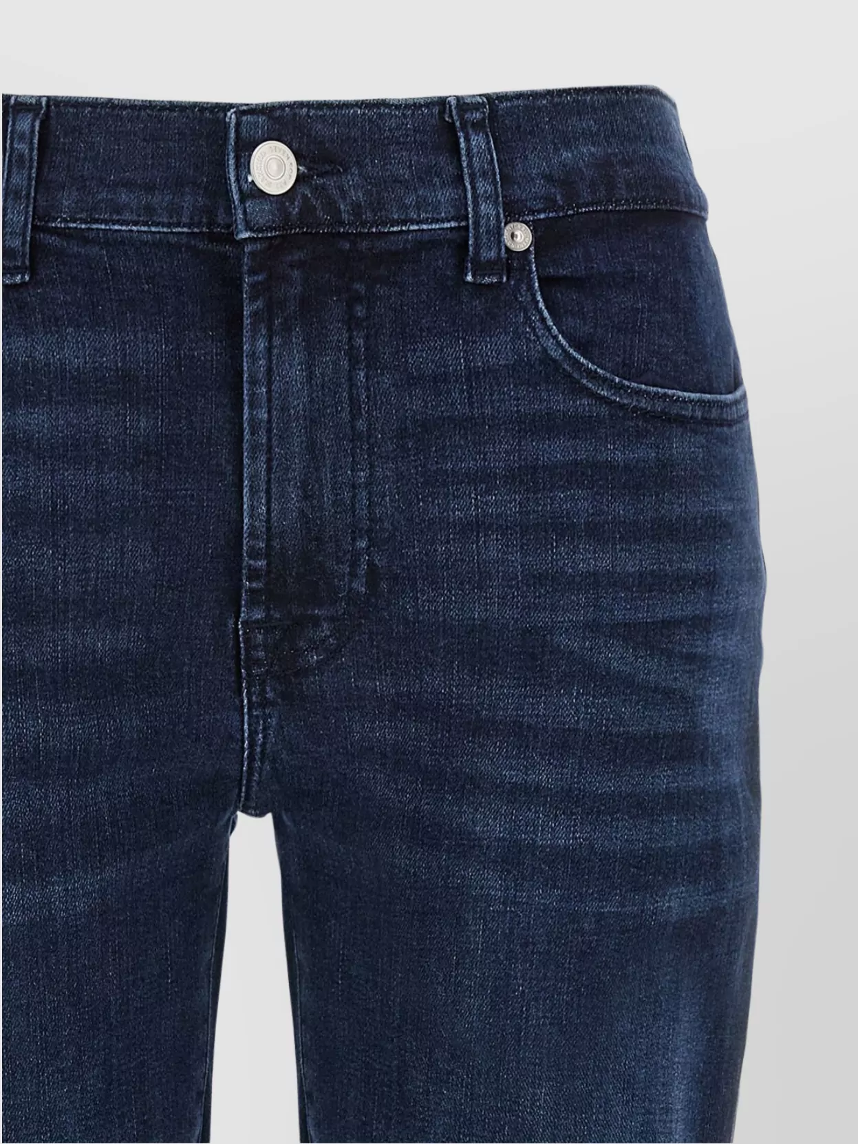 7 For All Mankind Rolled Cuffs Slim Fit Denim