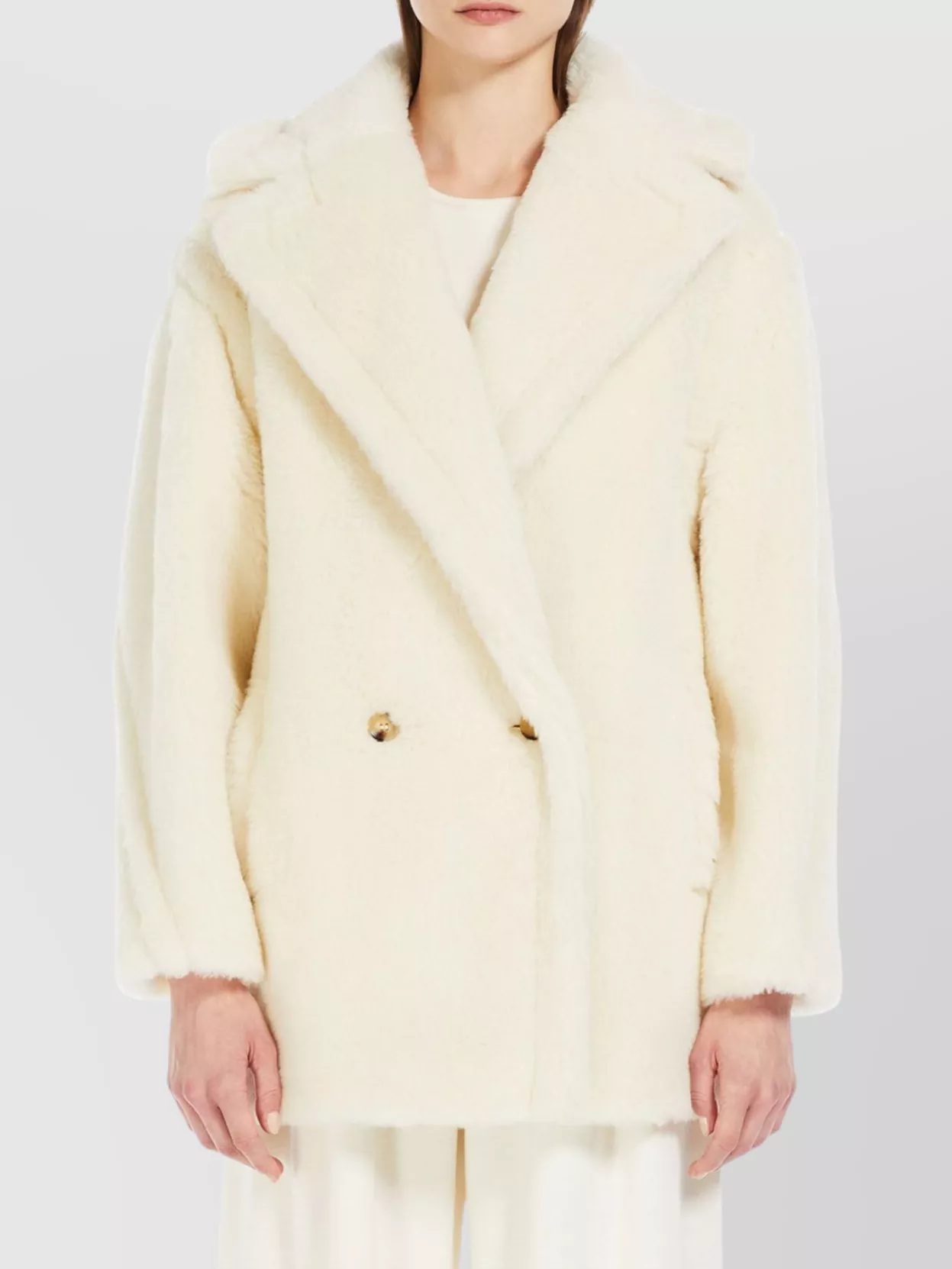 Max Mara Olga Oversized Alpaca And Wool Coat