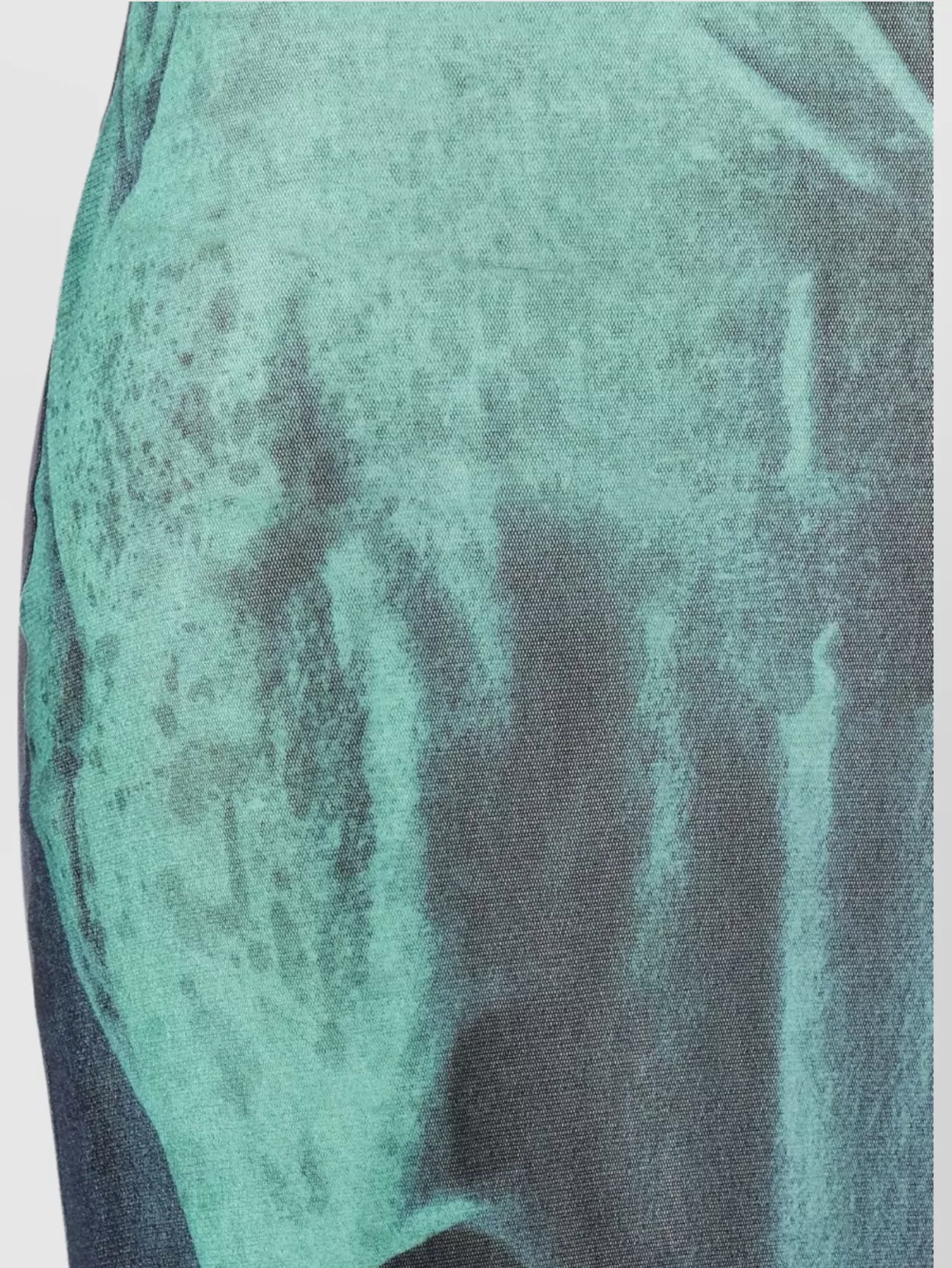 Jean Paul Gaultier Abstract Print High Neck Maxi Length Dress