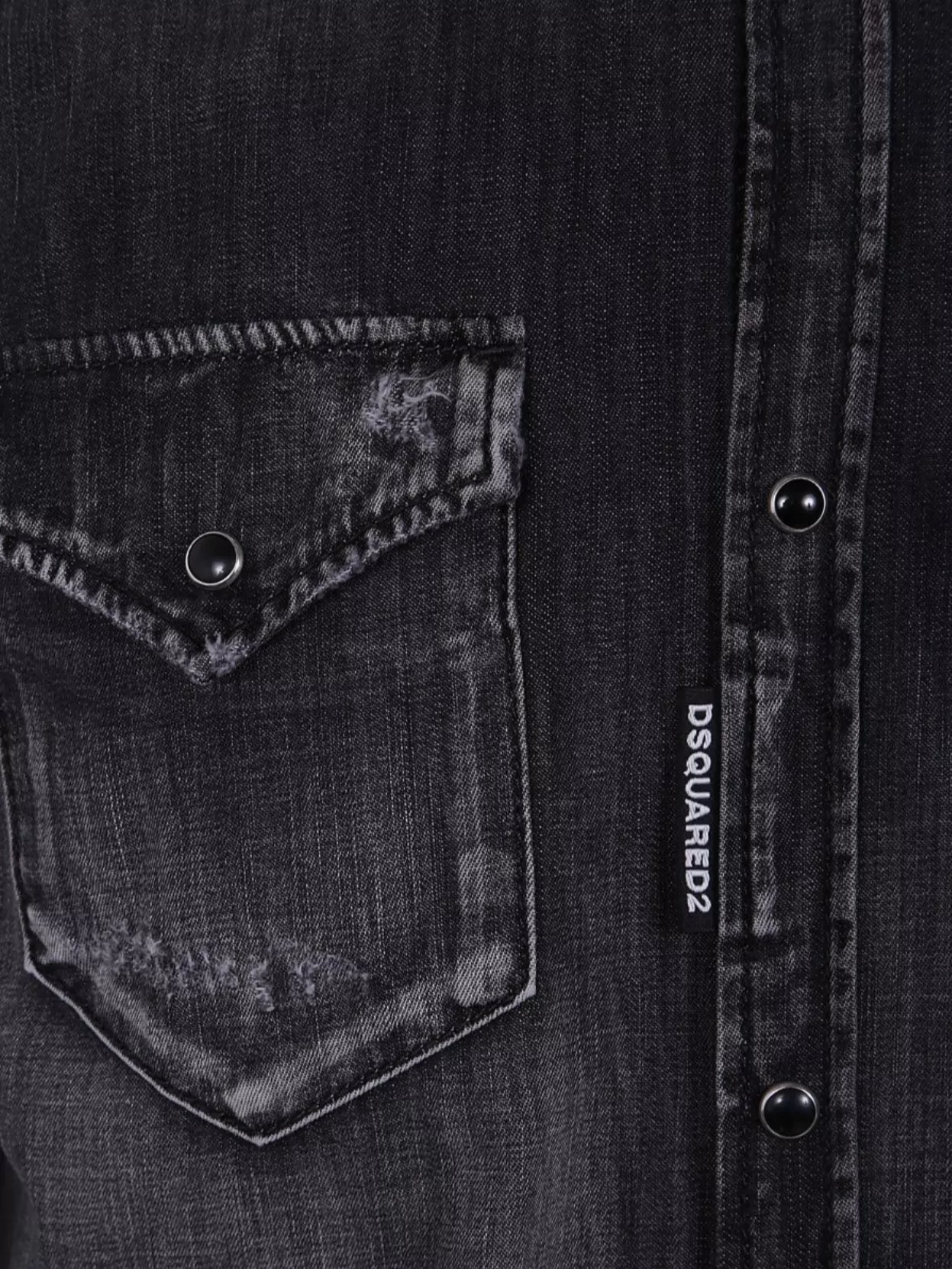 Dsquared2 Western Shirt Featuring Front Pockets