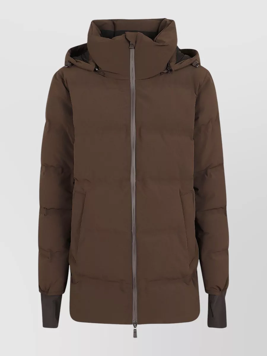 Herno down hooded puffer coat