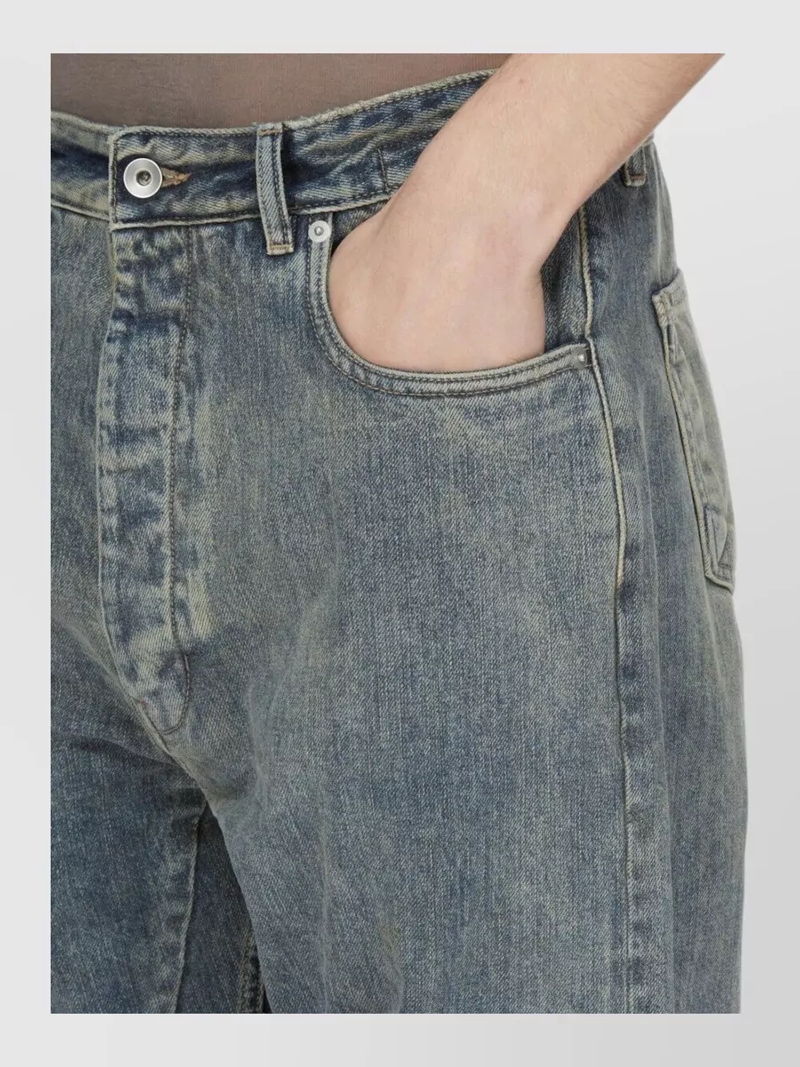 Rick Owens Drkshdw mid-rise straight-leg jeans