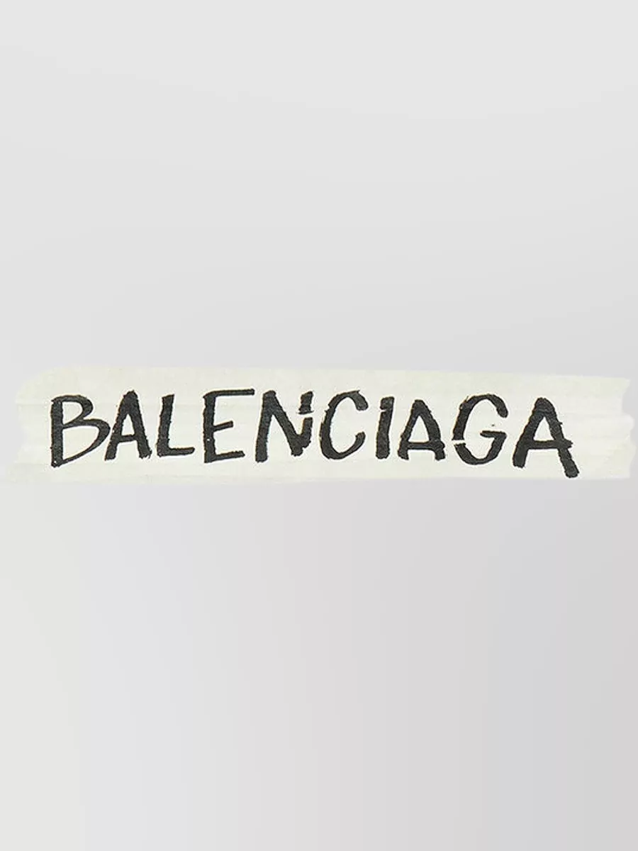Balenciaga Cotton Logo Print Zip-Up Hoodie