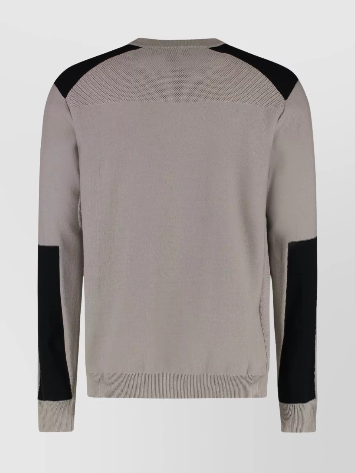 Canada Goose Crew-Neck Wool Sweater Contrast Panels