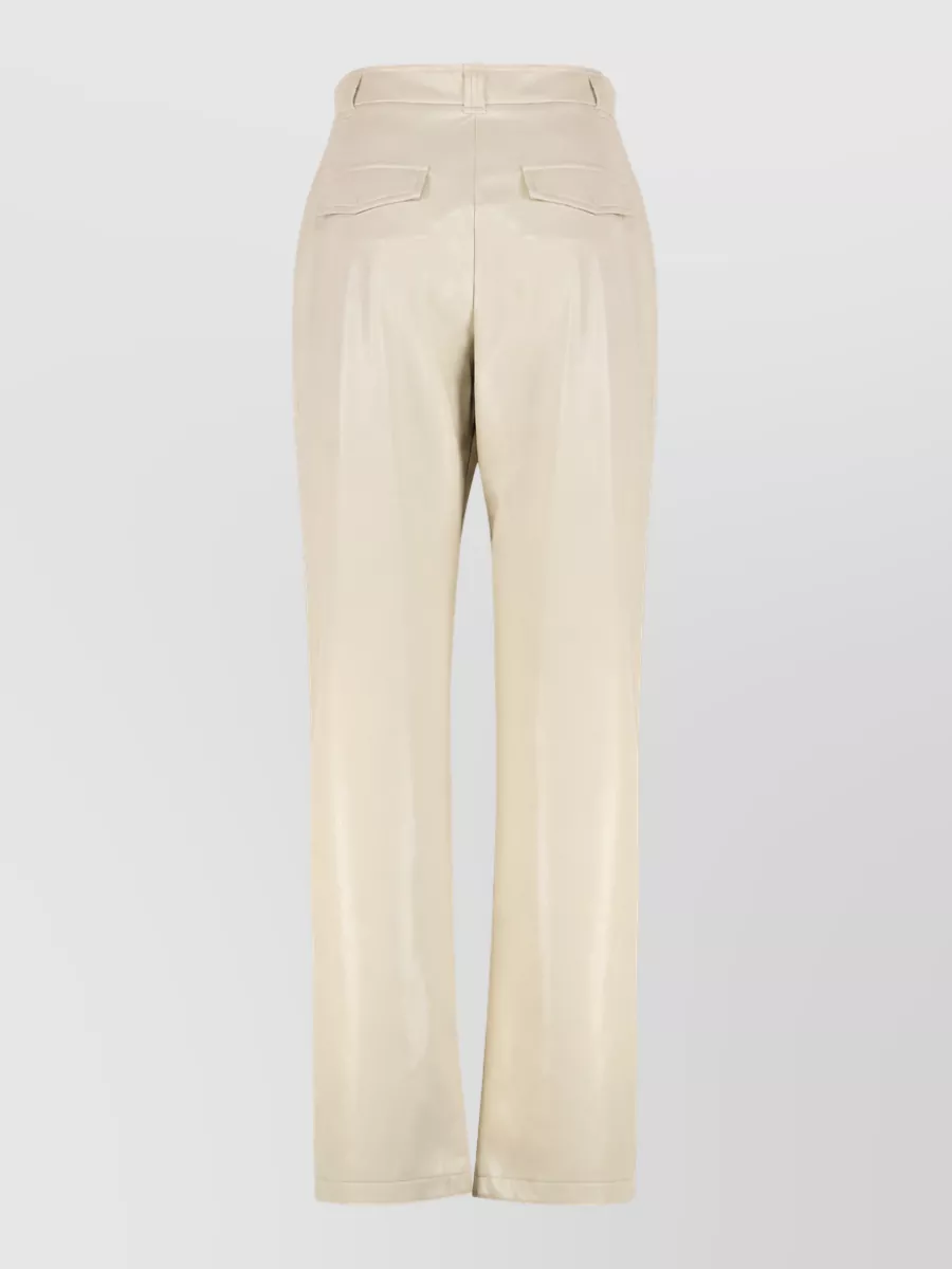 Pinko Faux Leather Balloon Trousers