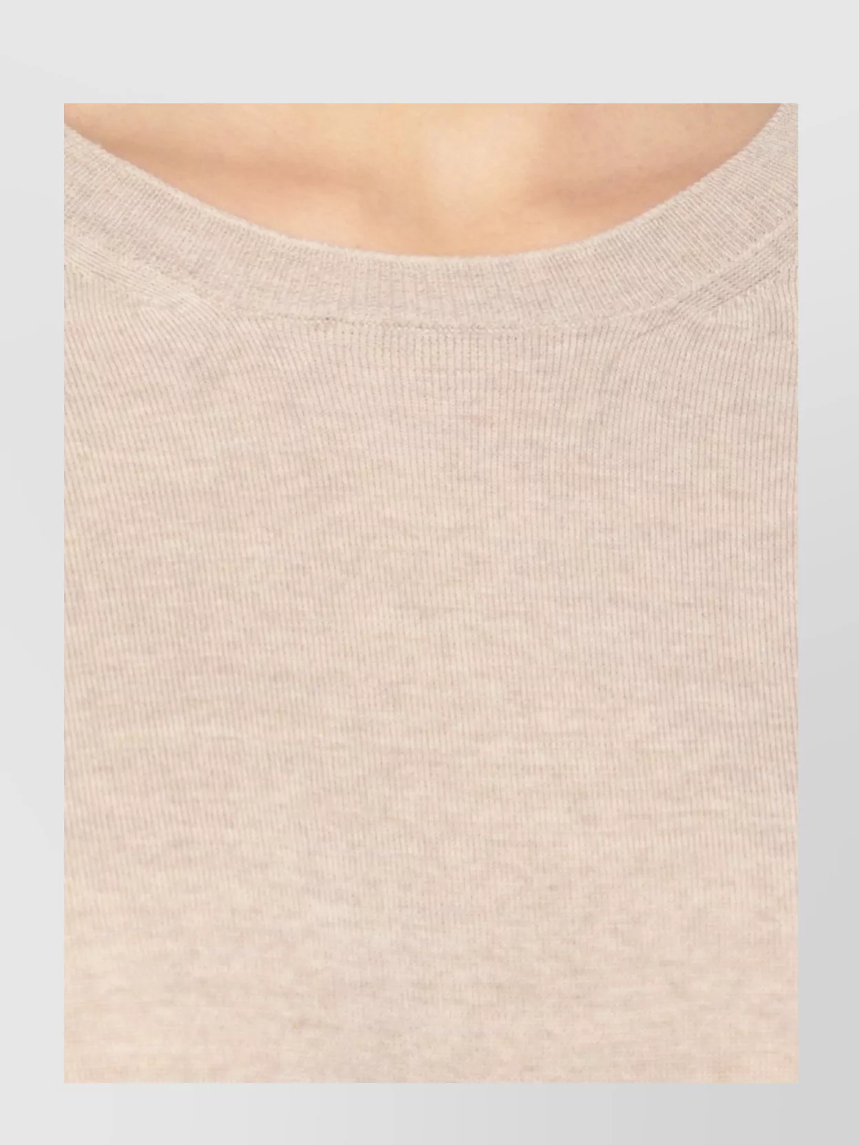 Golden Goose Lightweight Wool Crewneck Sweater With Ribbed Trims