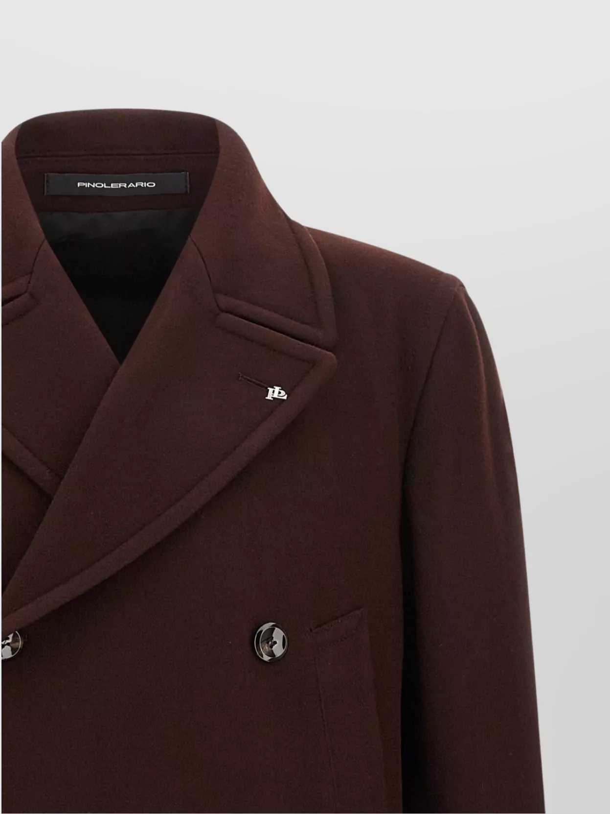 Tagliatore Double-Breasted Coat Featuring Flap Pockets