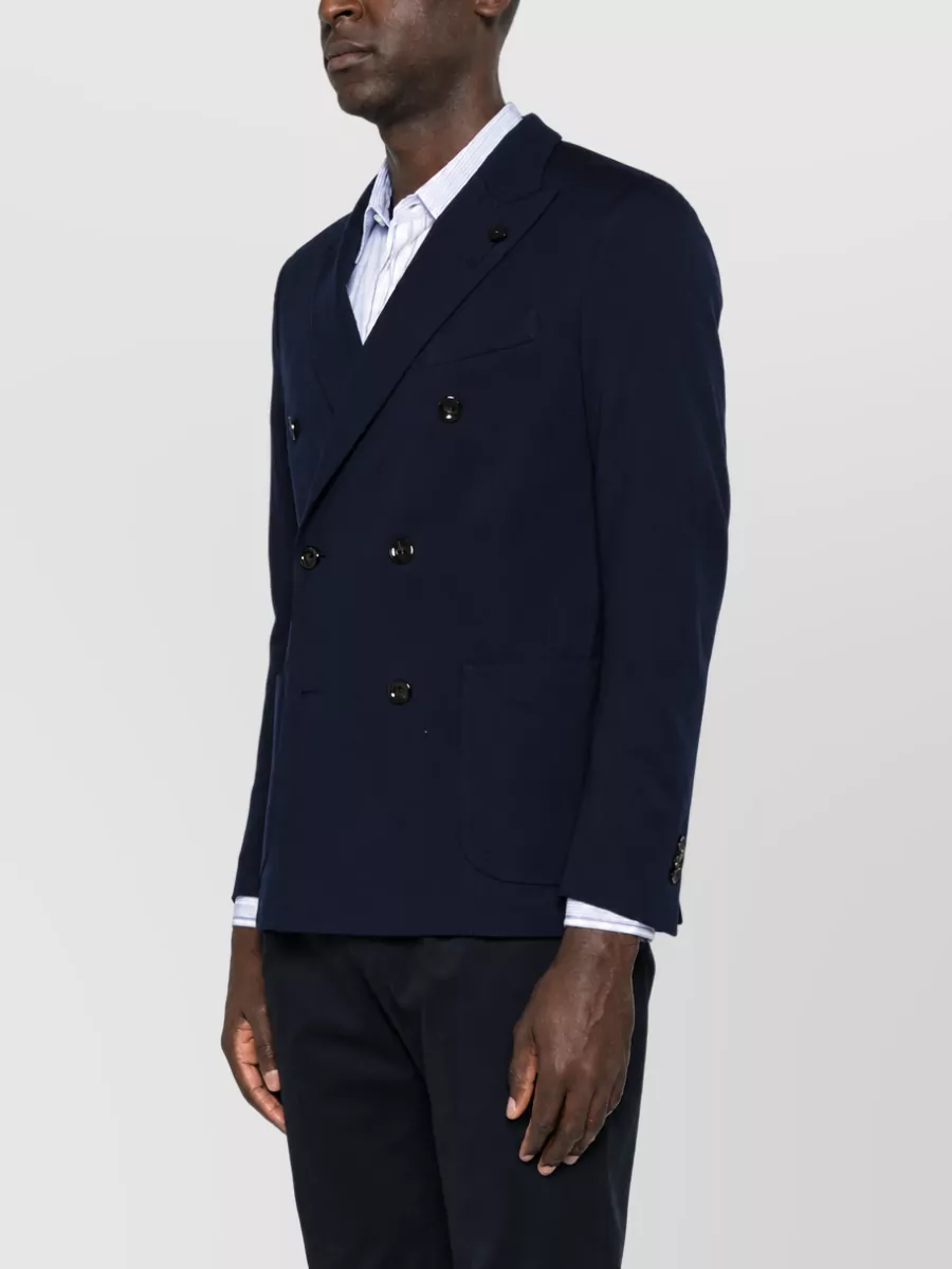 Lardini Virgin Wool Tailored Jacket