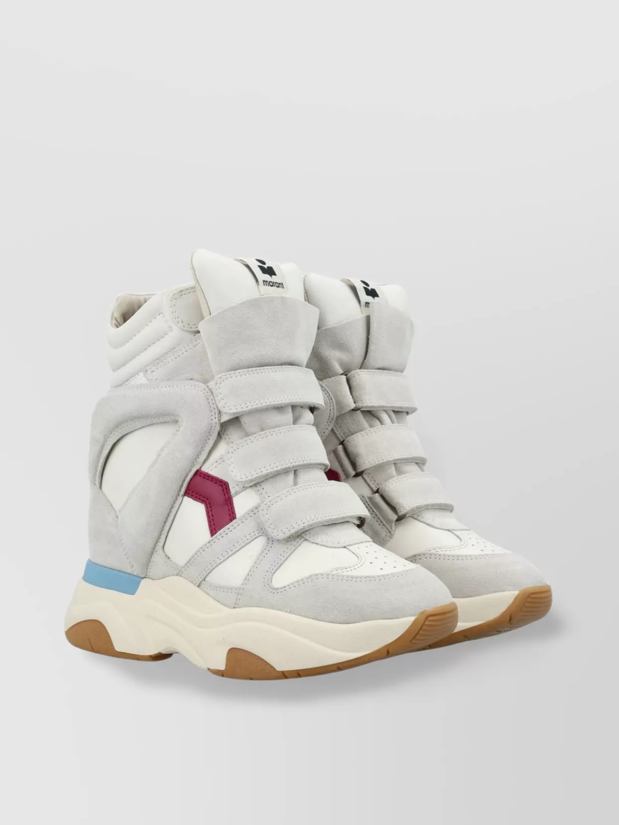 Isabel Marant Balskee High-top Sneakers In White