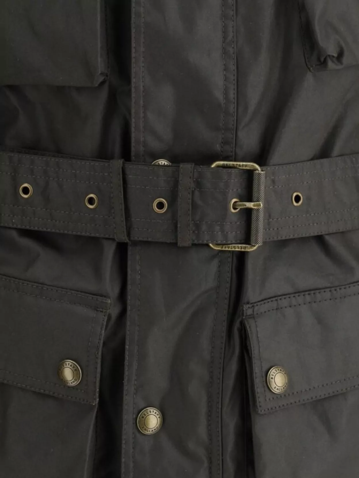Belstaff Utility Jacket With Belt And Epaulettes