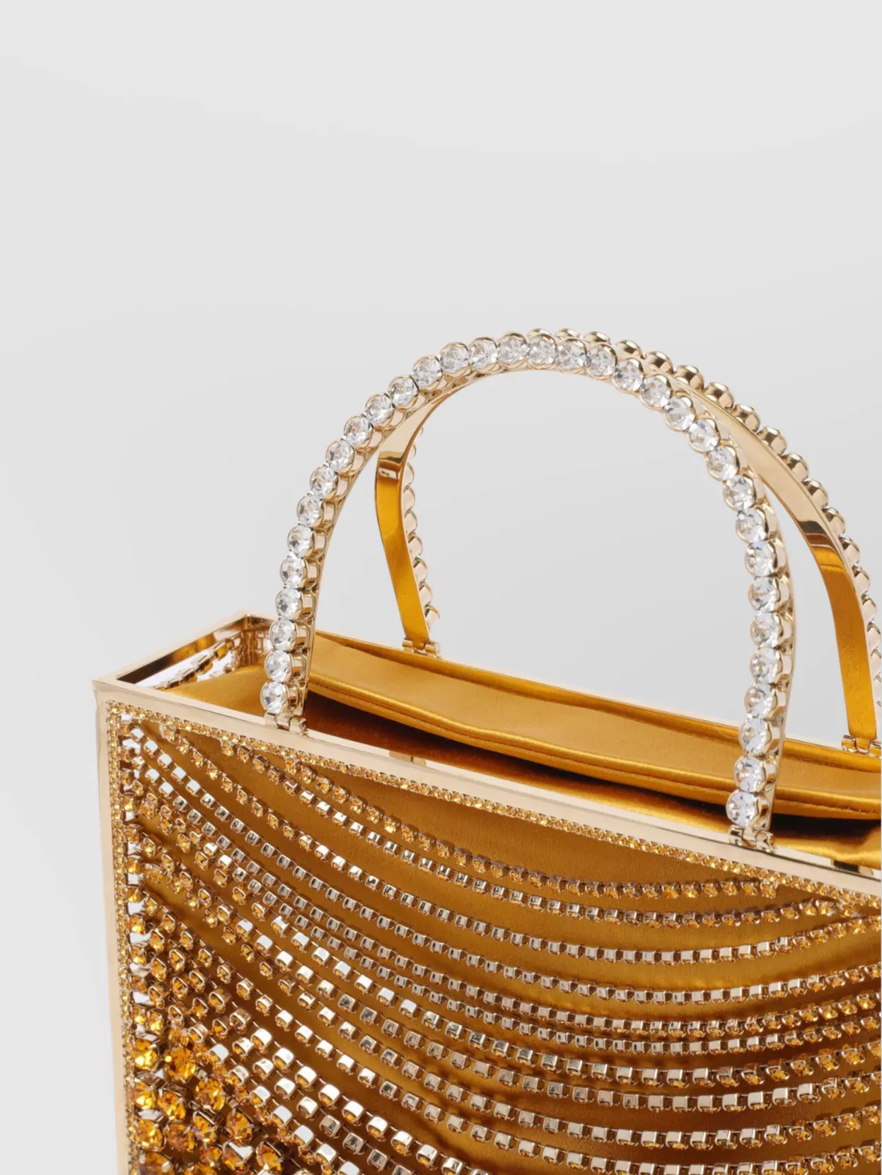Benedetta Bruzziches Crystal Handle Tote Bag