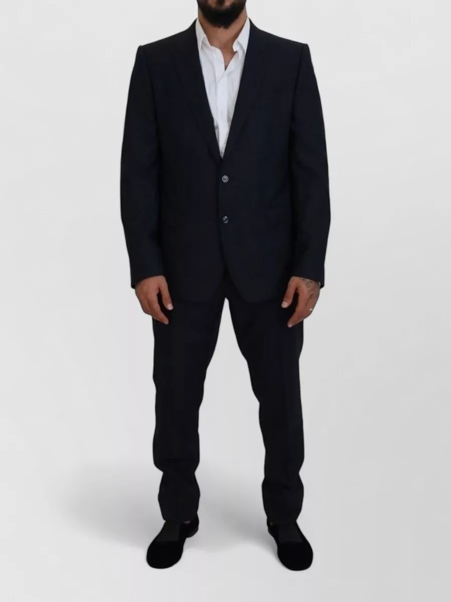 Dolce&Gabbana Wool silk single breasted two piece suit