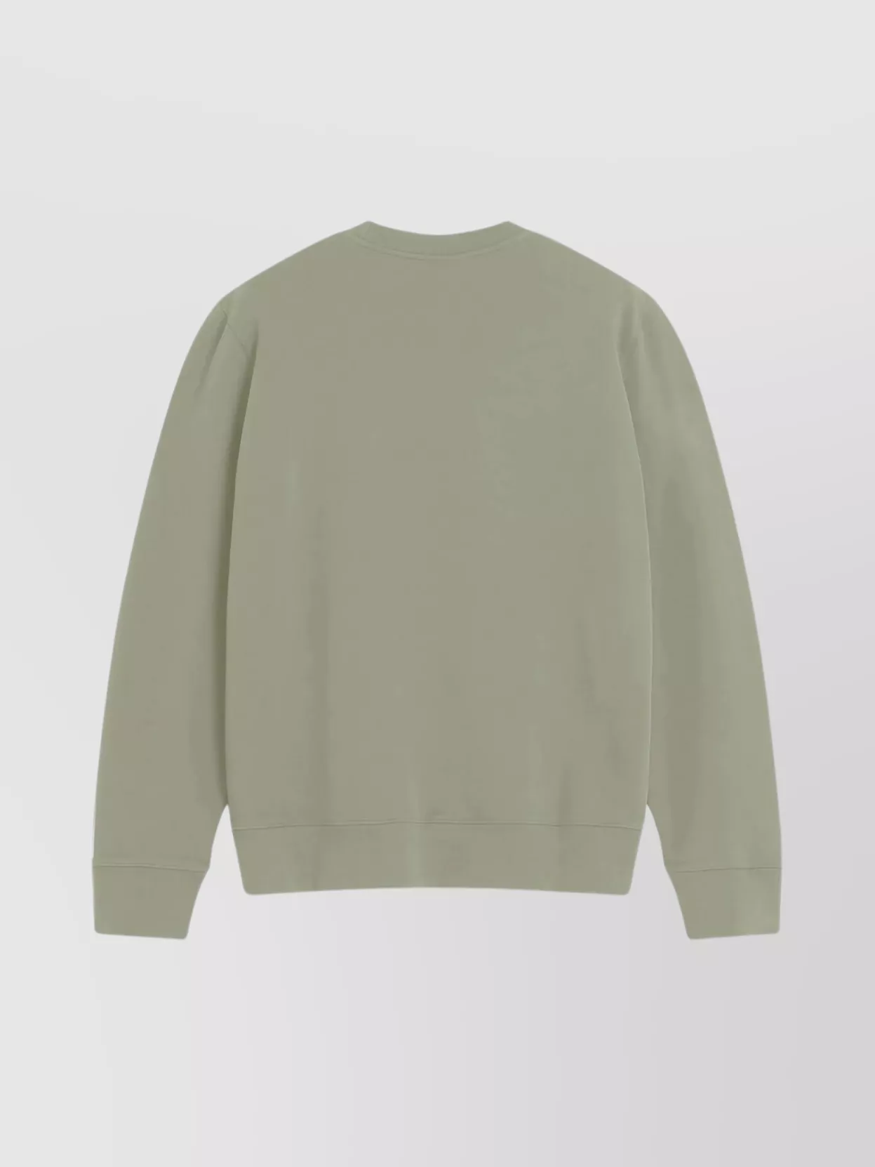 Maison Kitsuné Crew Neck Long Sleeve Ribbed Sweatshirt