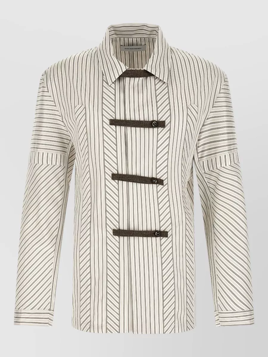 Kiko Kostadinov Paneled Cotton Shirt