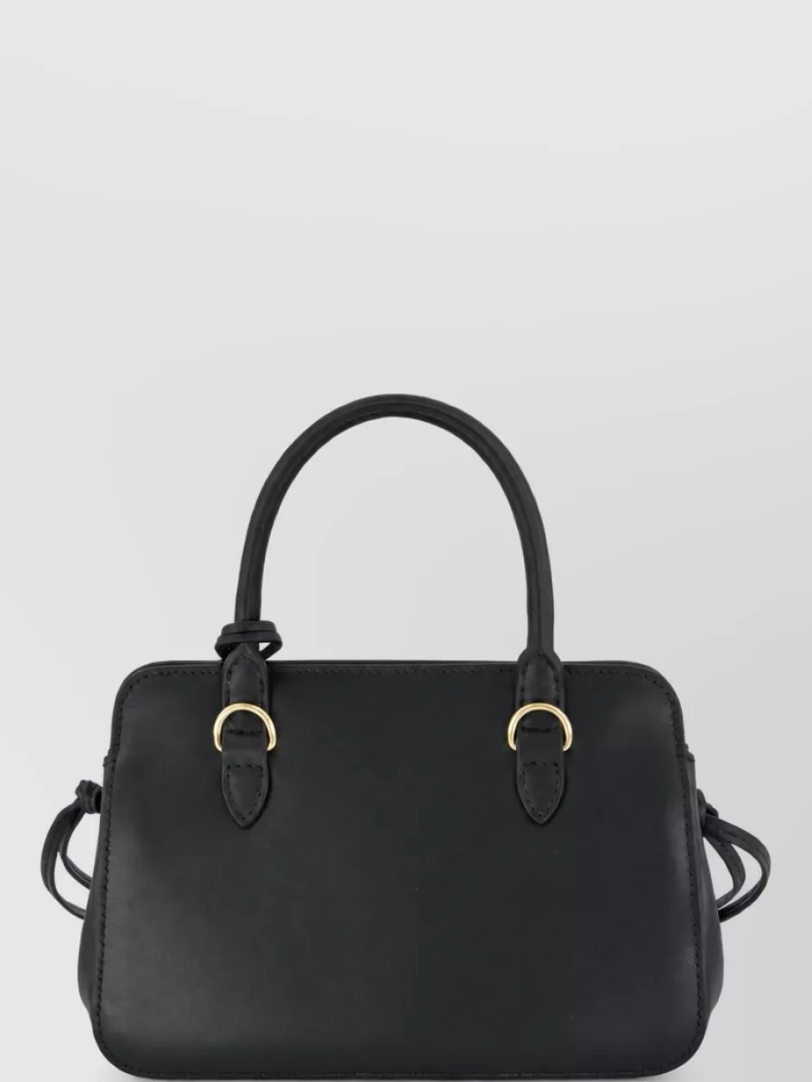 Prada carry mini leather shoulder bag