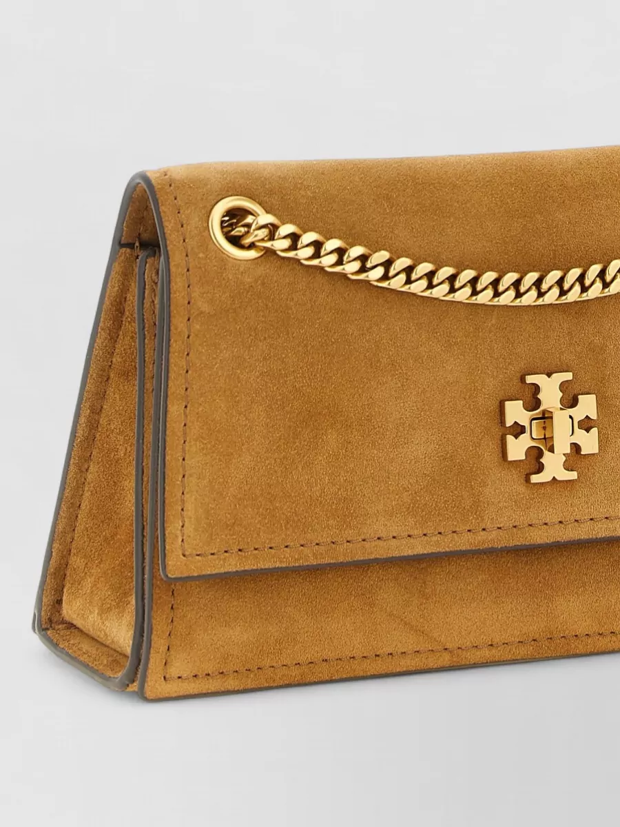 Tory Burch Kira Mini Suede Cross-Body Bag