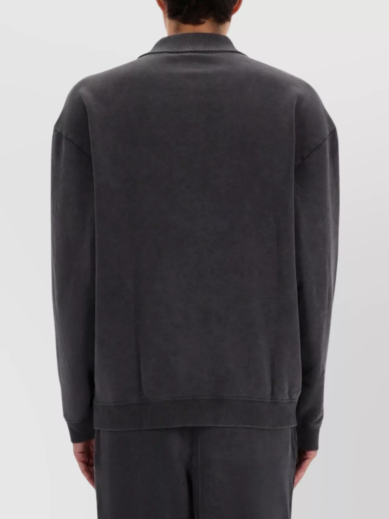 Hugo Polo Collar Ribbed Cuff Knitwear Sweater