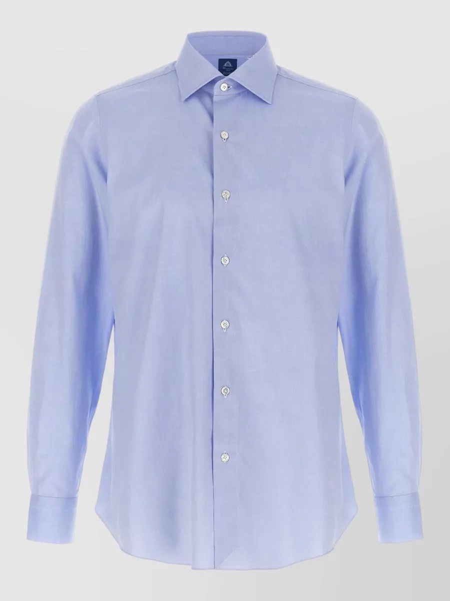 Finamore cotton long-sleeve shirt