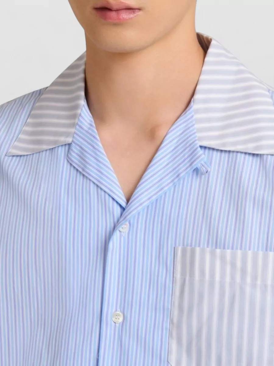 Marni Striped Short-Sleeve Shirt