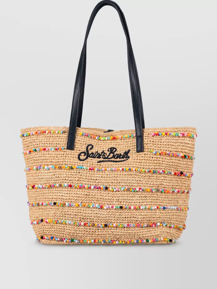 Mc2 Saint Barth Raffia Beach Bag