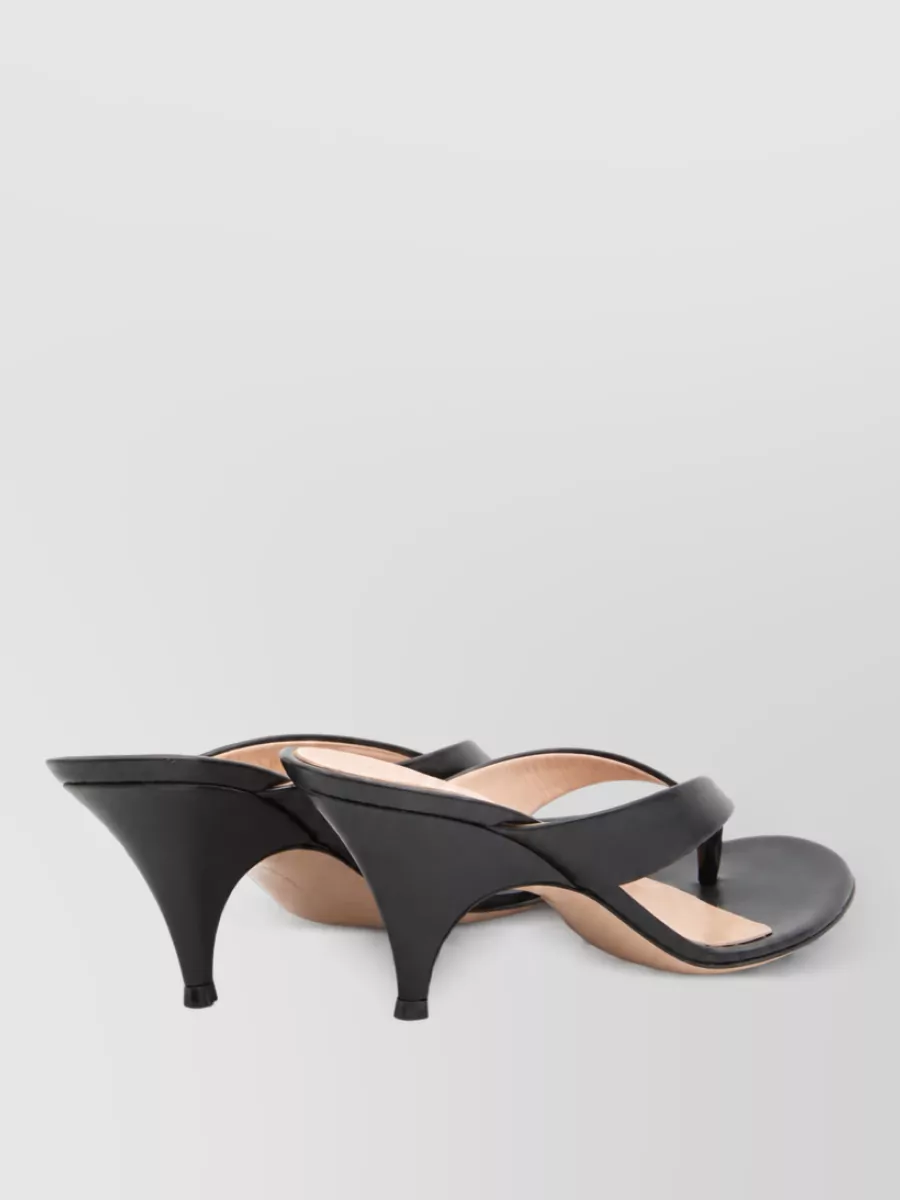 Gianvito Rossi Leather Thong Mules