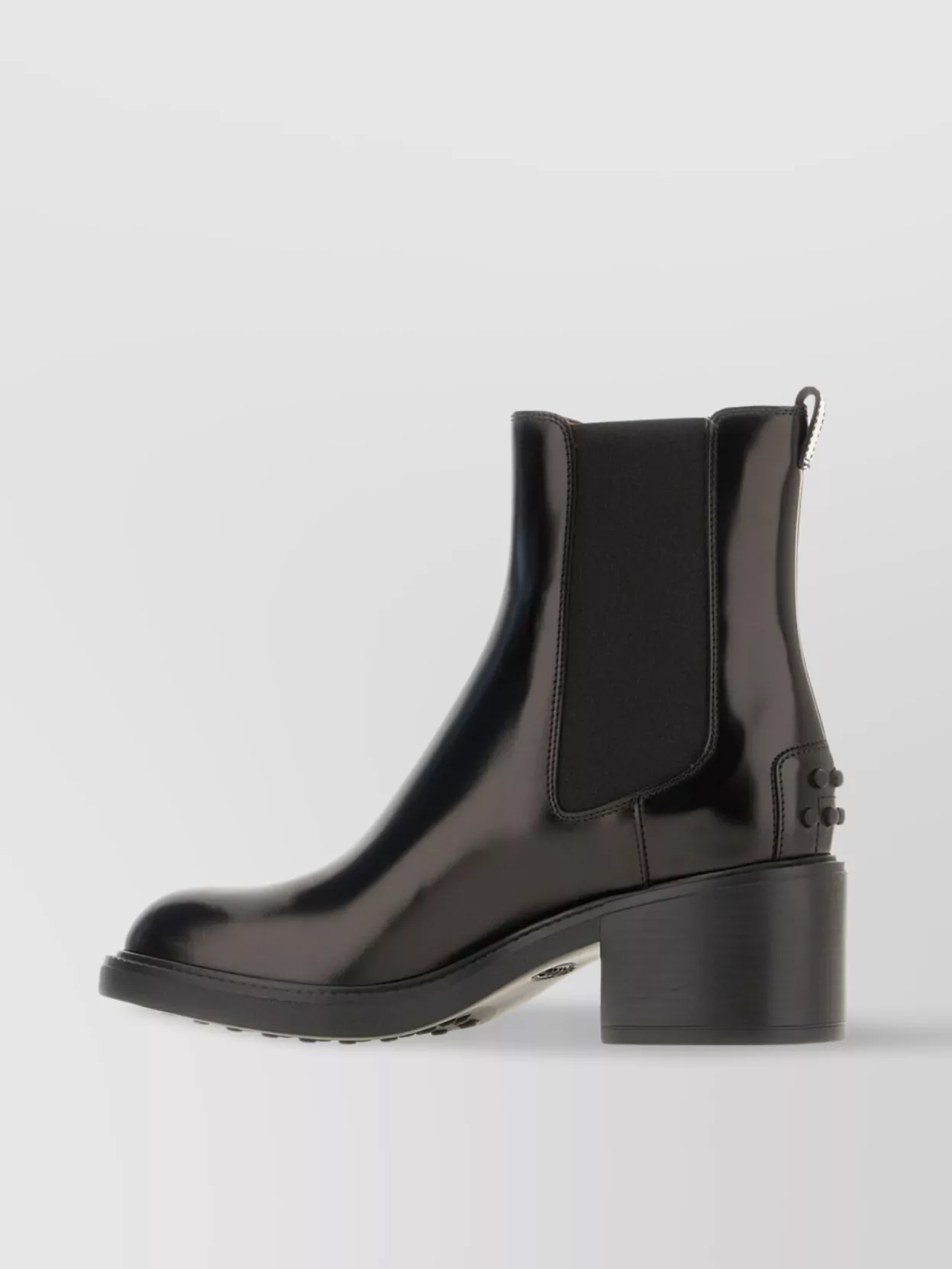 Tod's Block Heel Leather Ankle Boots
