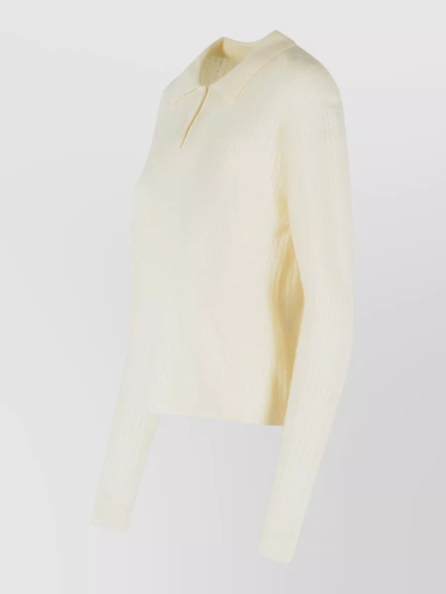 Closed Wool Polo Sweater