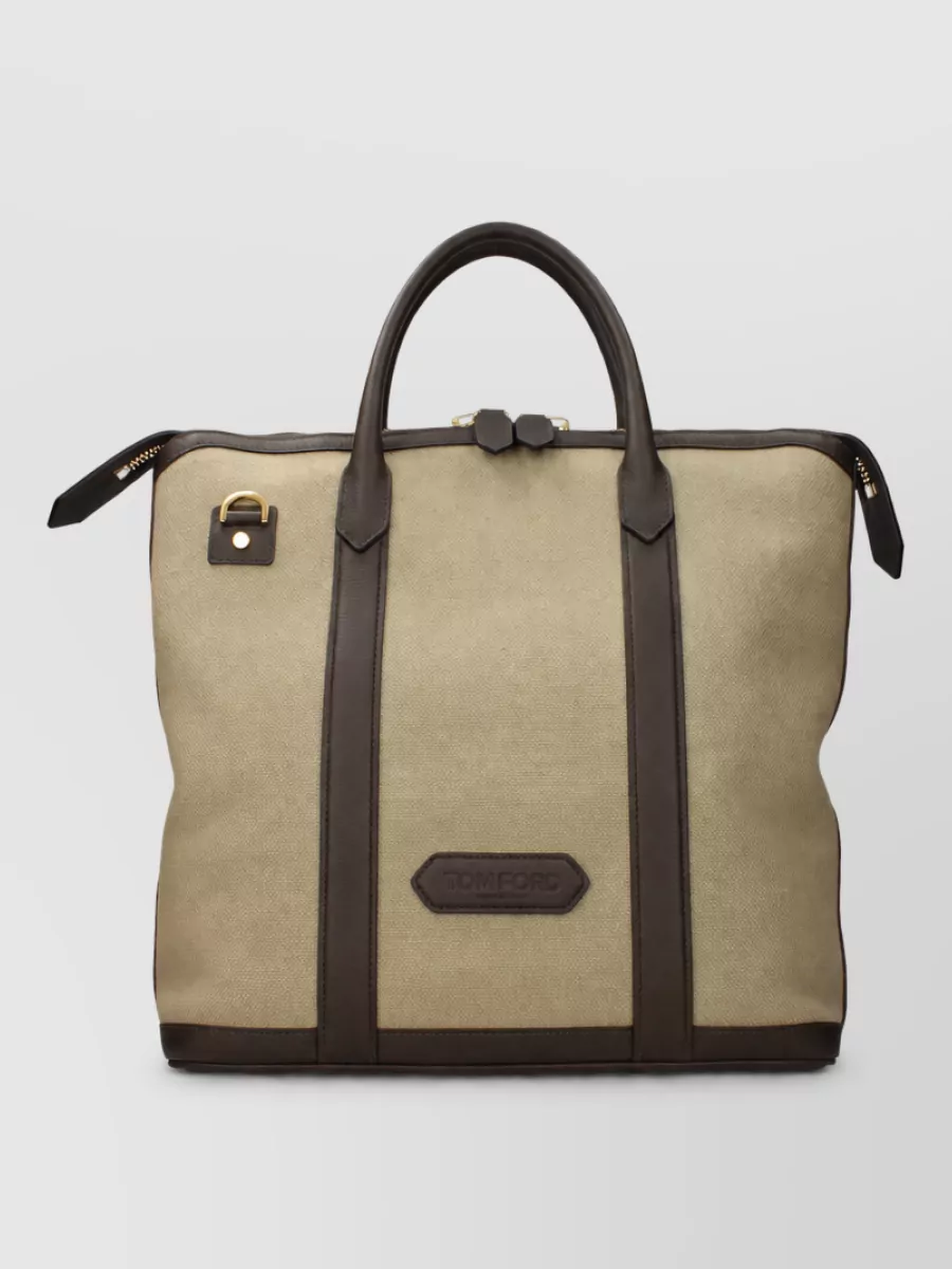 Tom Ford textile briefcase