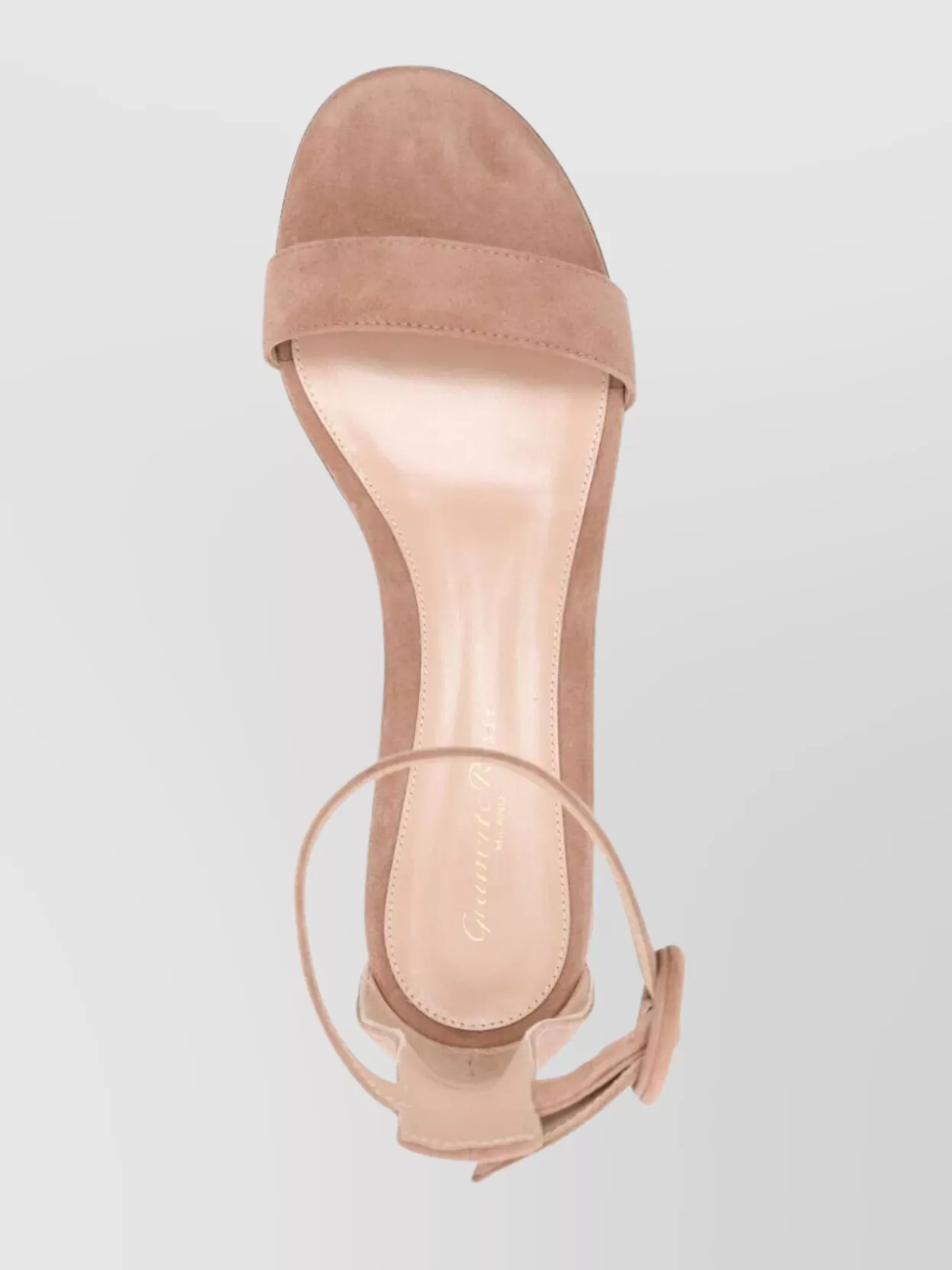 Gianvito Rossi Suede Buckle Block Heel Sandals In Pattern