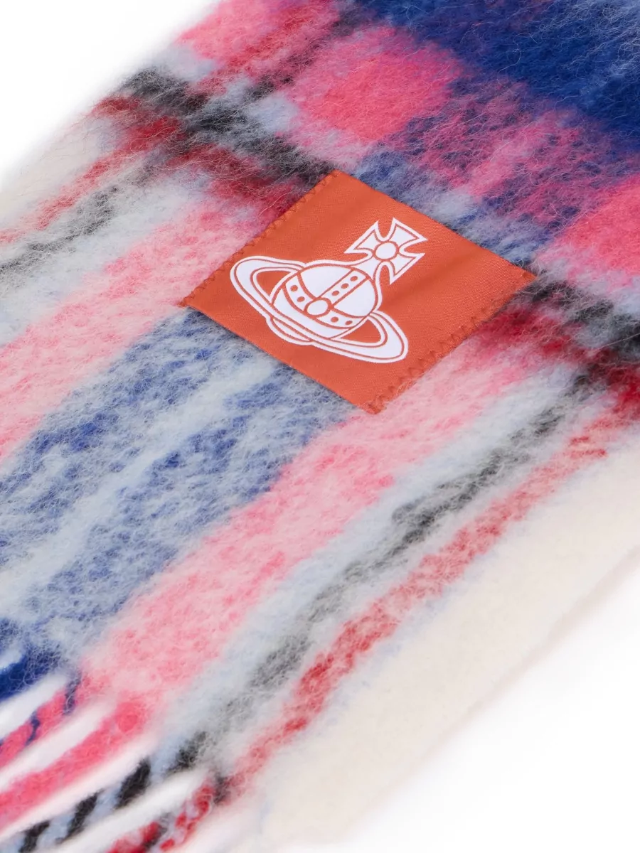 Vivienne Westwood Alpaca Check Scarf