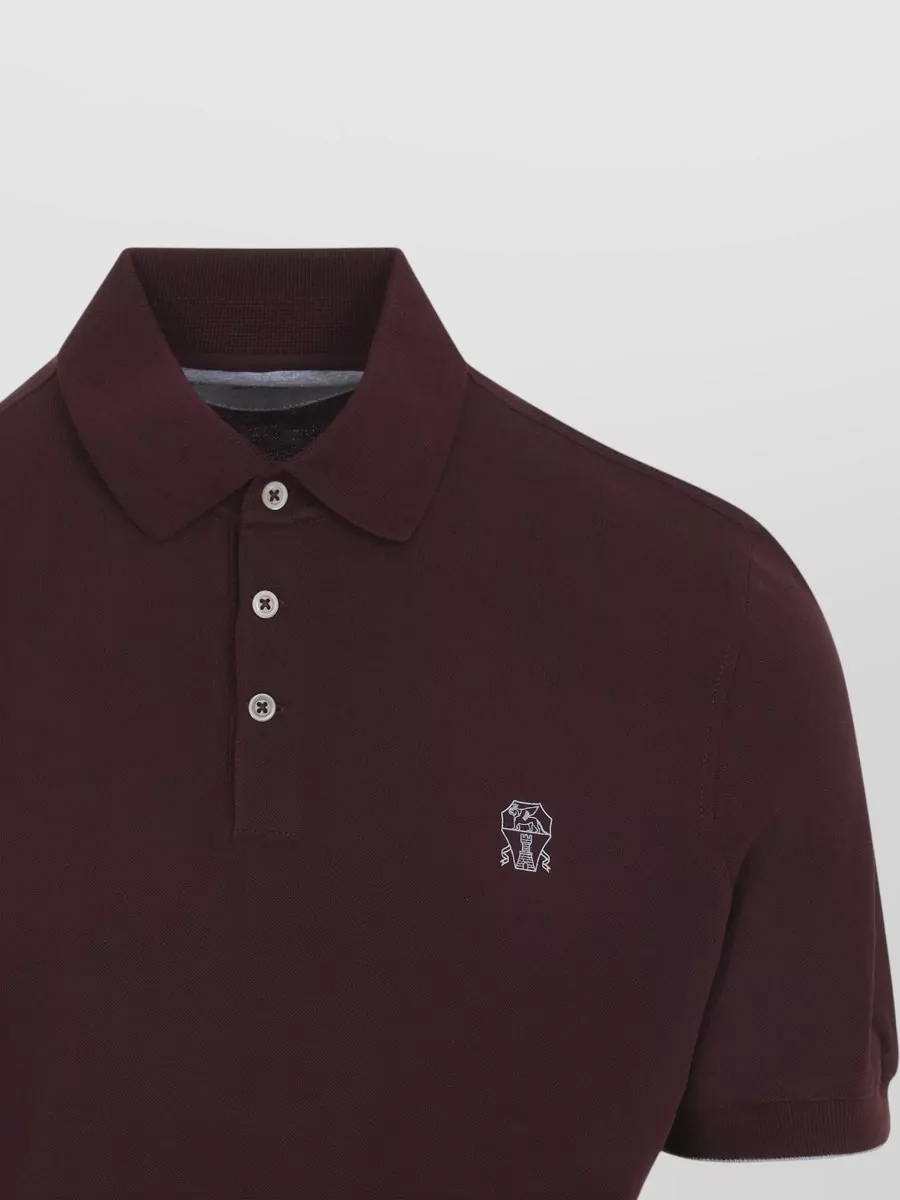 Brunello Cucinelli Cotton Short-Sleeve Polo Shirt