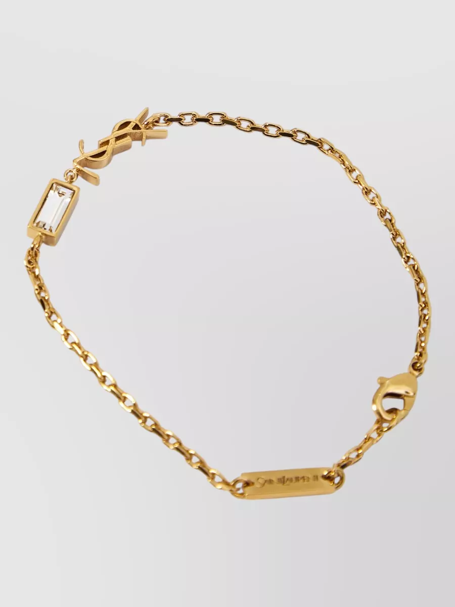 Saint Laurent Brass Chain Bracelet