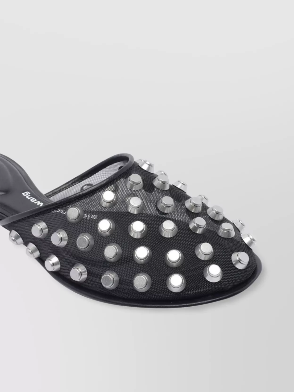 Alexander Wang Rhodes Stud-embellished Mesh Ballet Flats