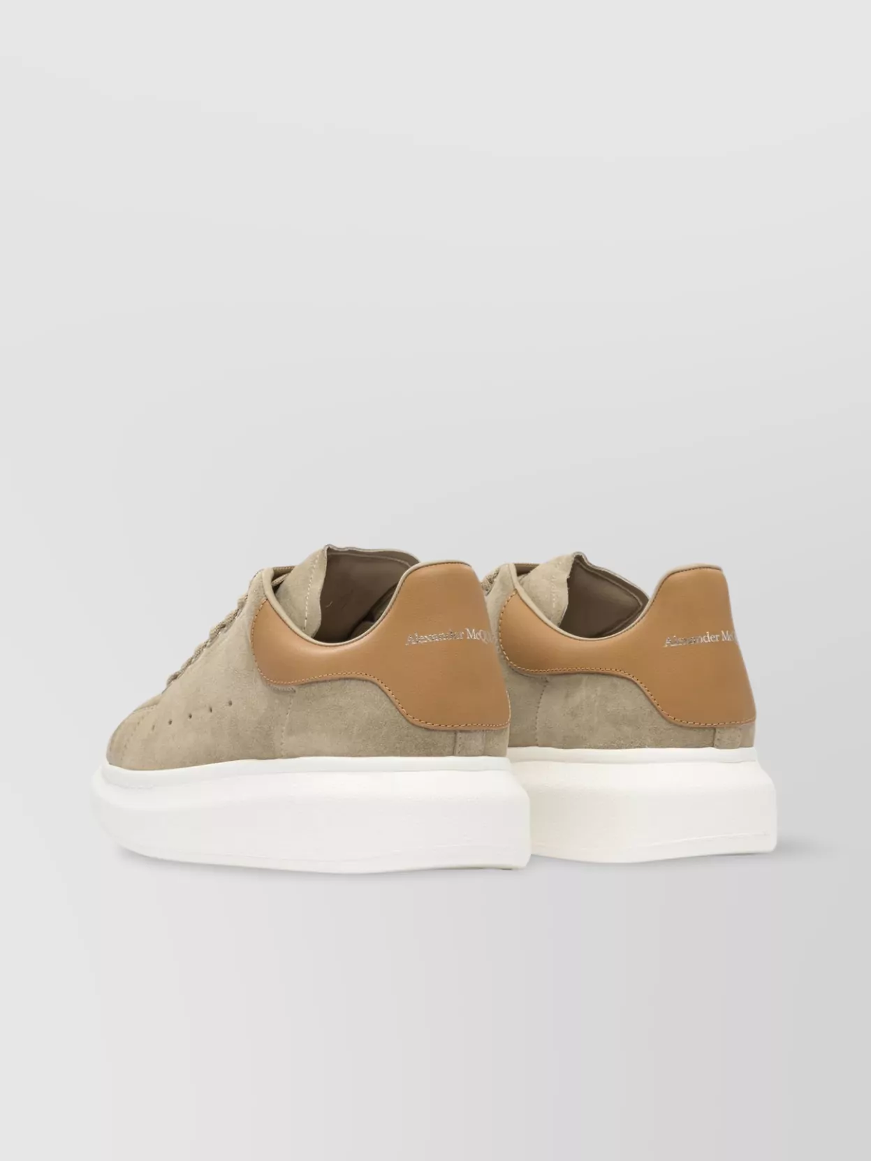 Alexander Mcqueen Suede Upper And Thick Rubber Sole Sneaker
