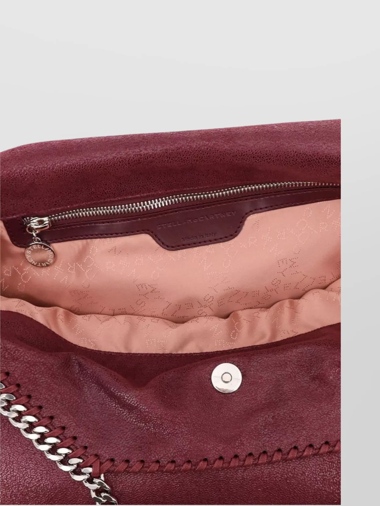 Stella Mccartney Shaggy Deer Shoulder Bag With Iconic Chain