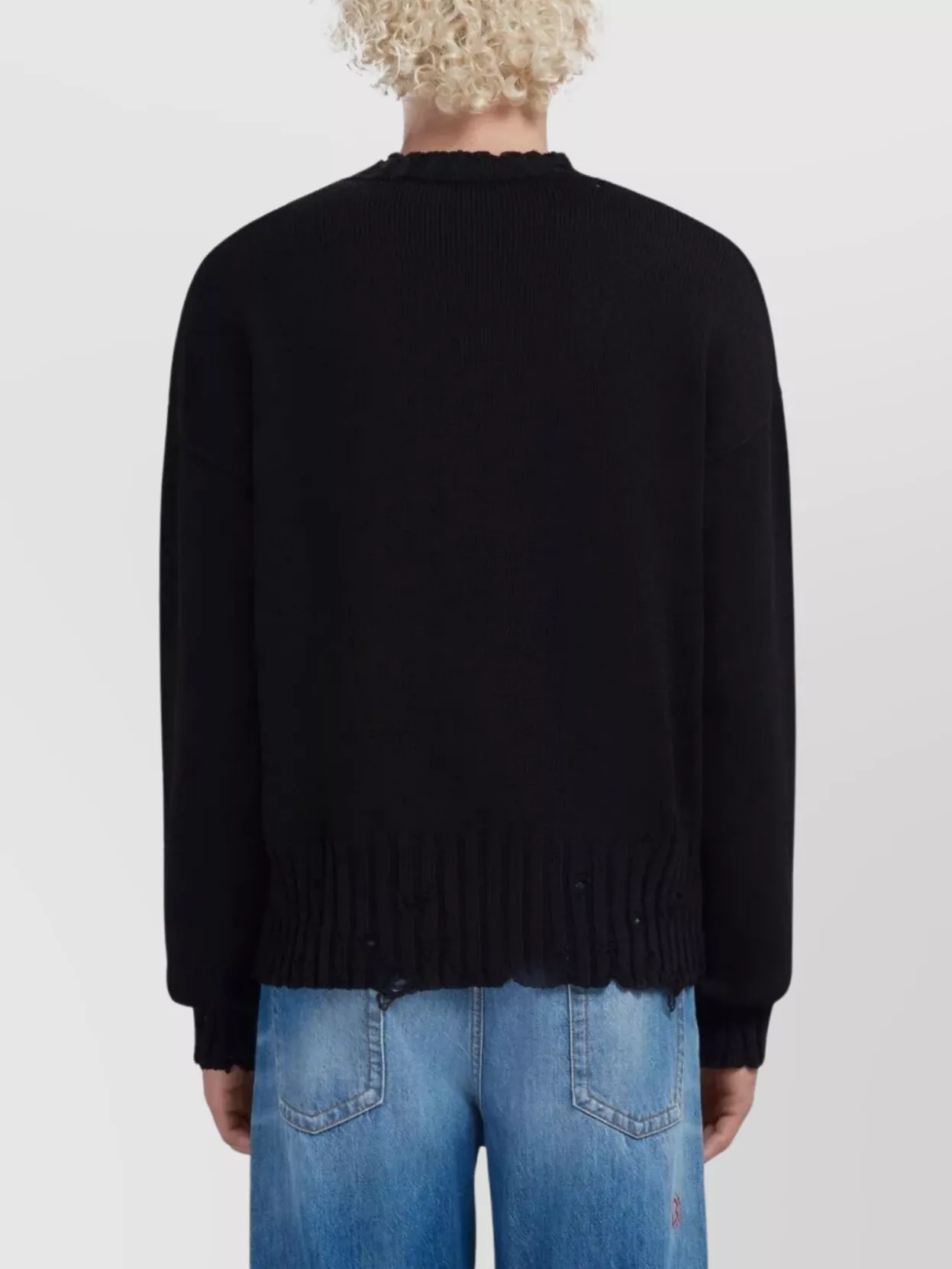 Marni Long Sleeve Crewneck Knit Sweater
