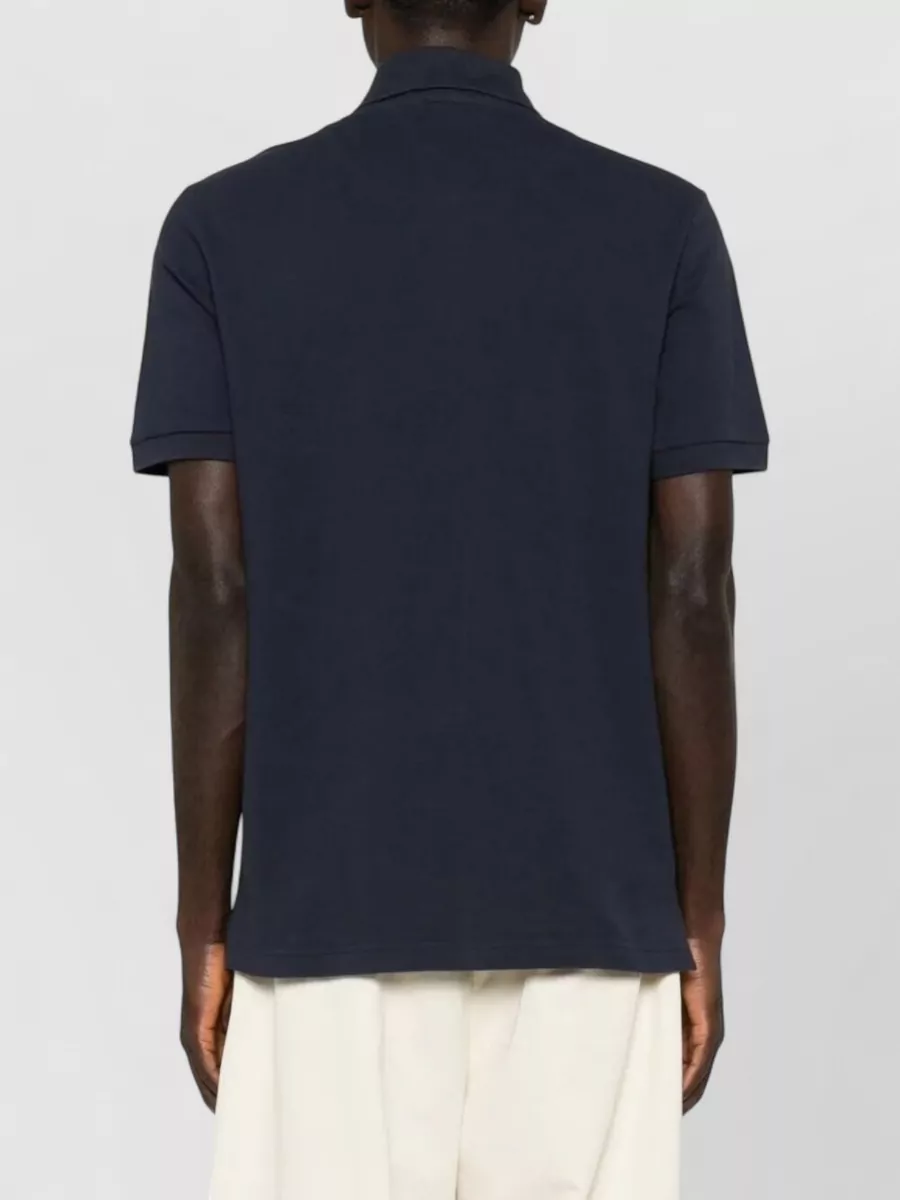 Etro Cotton Piqué Polo Shirt Short Sleeves