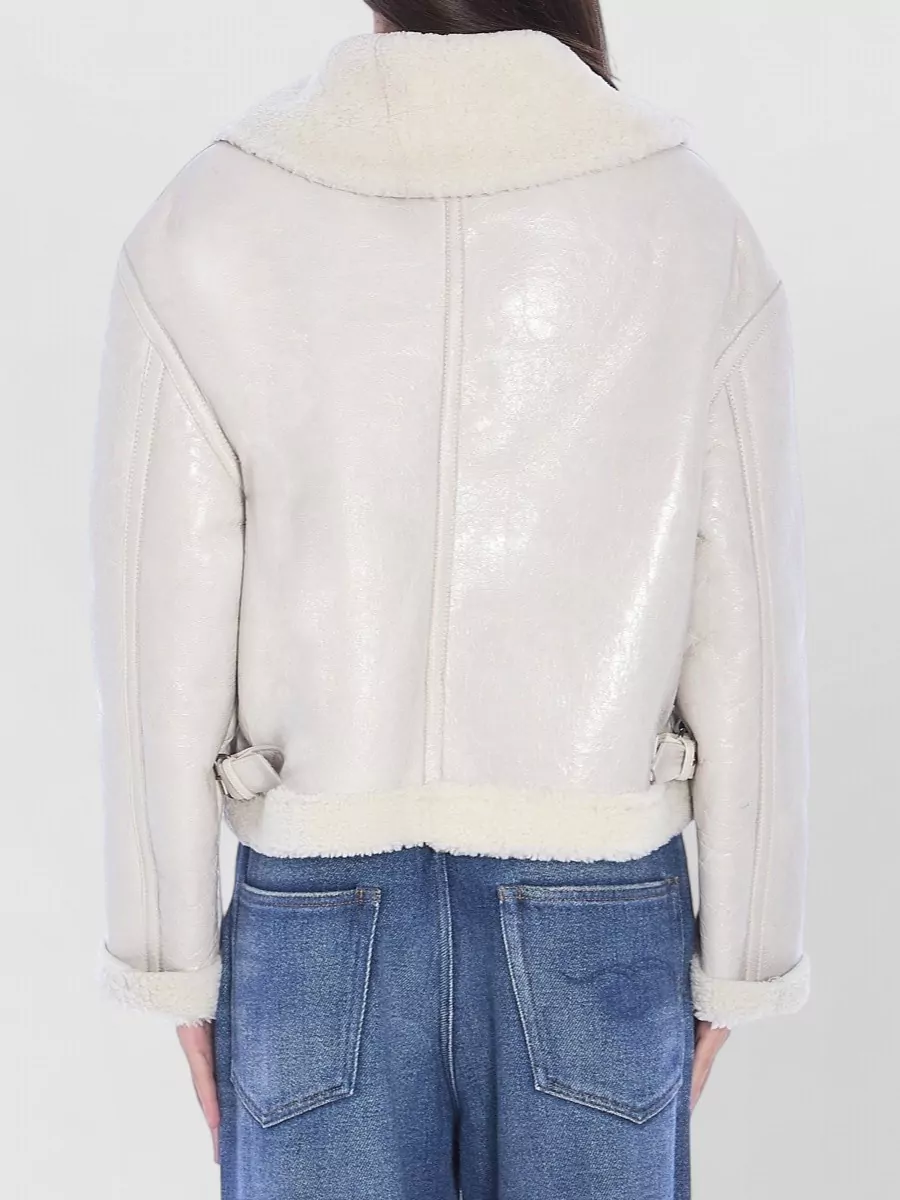 Salvatore Santoro Shearling Leather Jacket