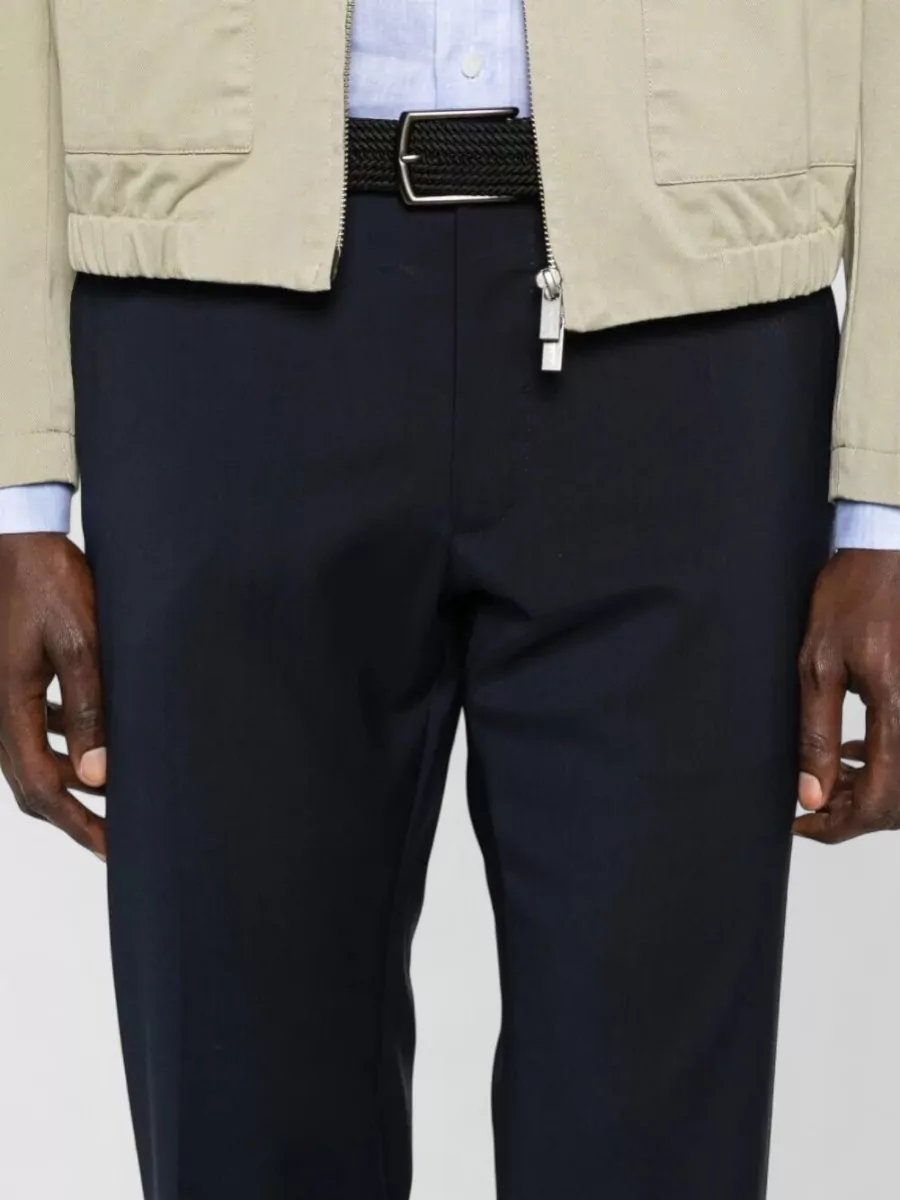 Incotex Virgin Wool Regular-Fit Straight-Leg Trousers