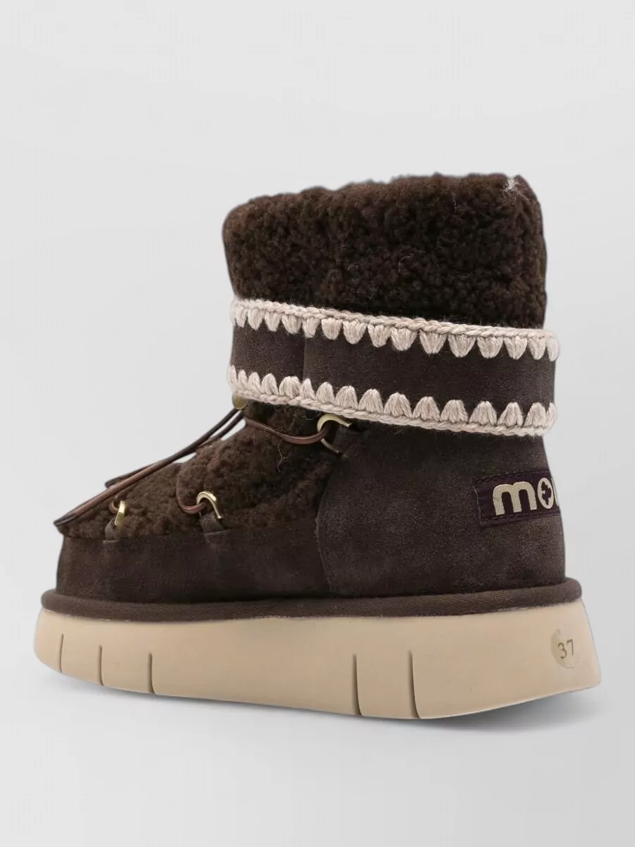 Mou leather ankle boots