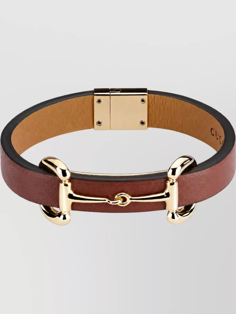 Gucci leather bracelet