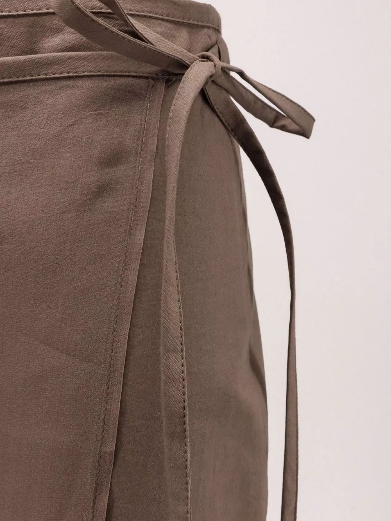 Shop Brunello Cucinelli Cotton Blend Wrap-around Skirt