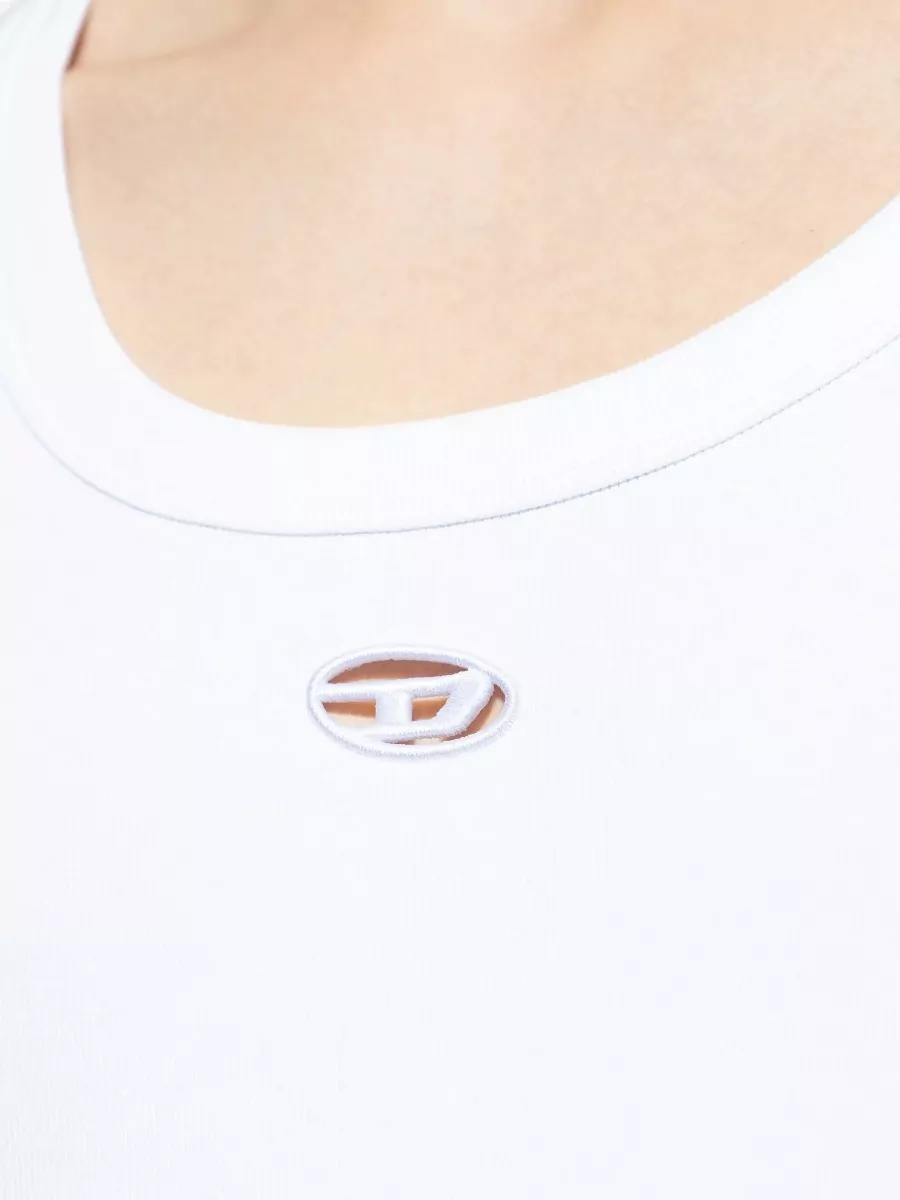 Diesel Round Neckline Sleeveless Wife T Shirt