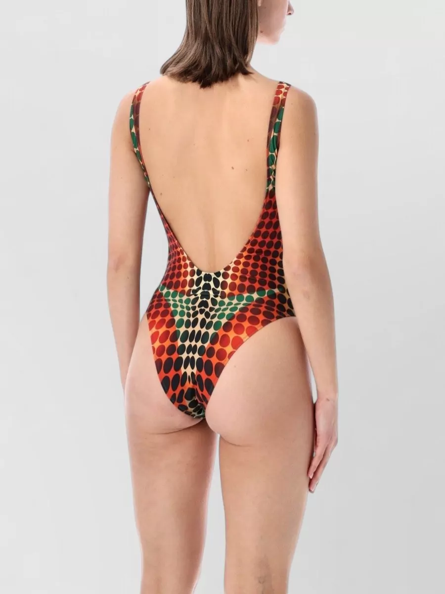 Jean Paul Gaultier Vasarely Print One Piece Swimsuit