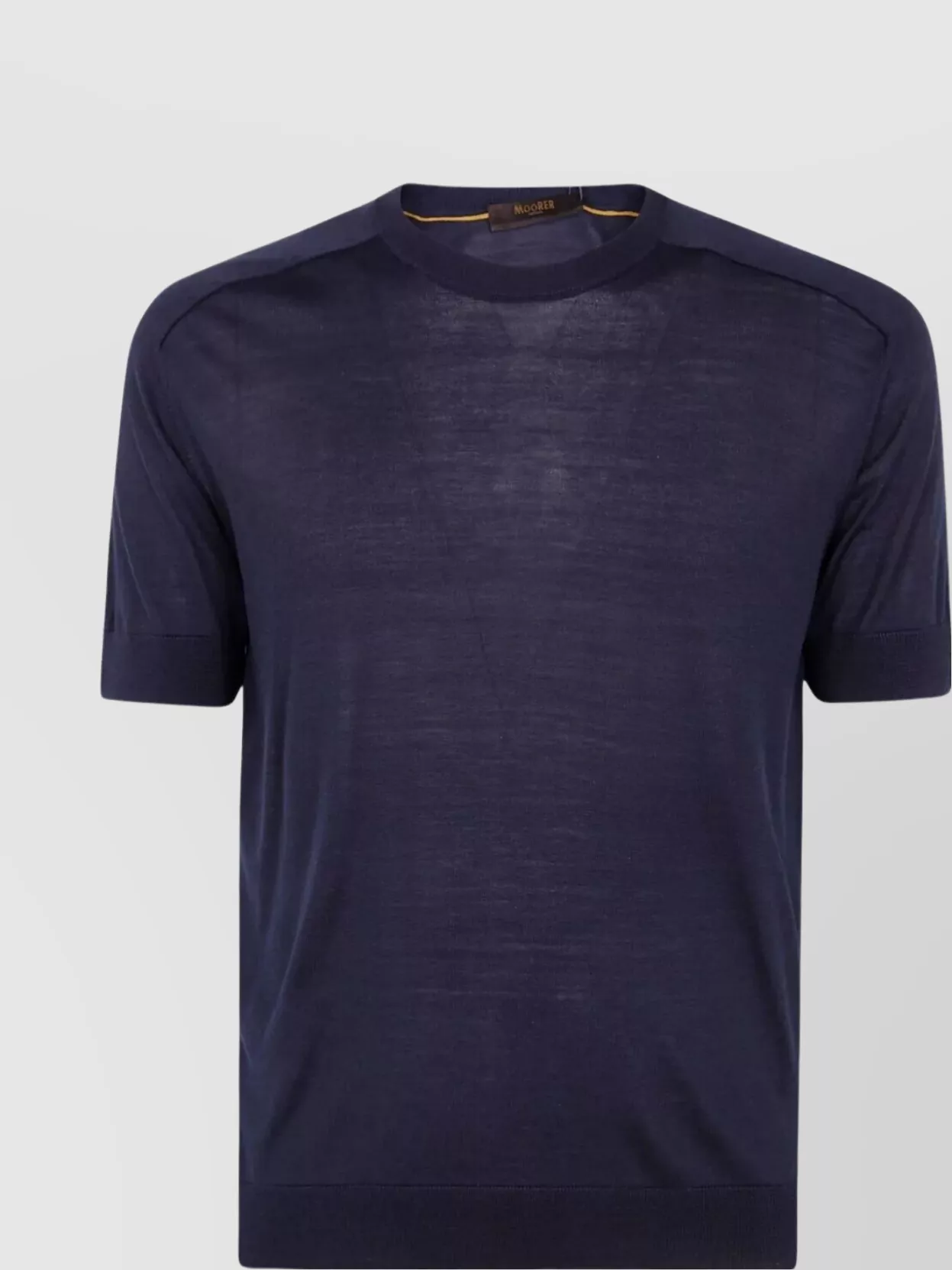 Moorer Crew Neck Short Sleeves Sweater